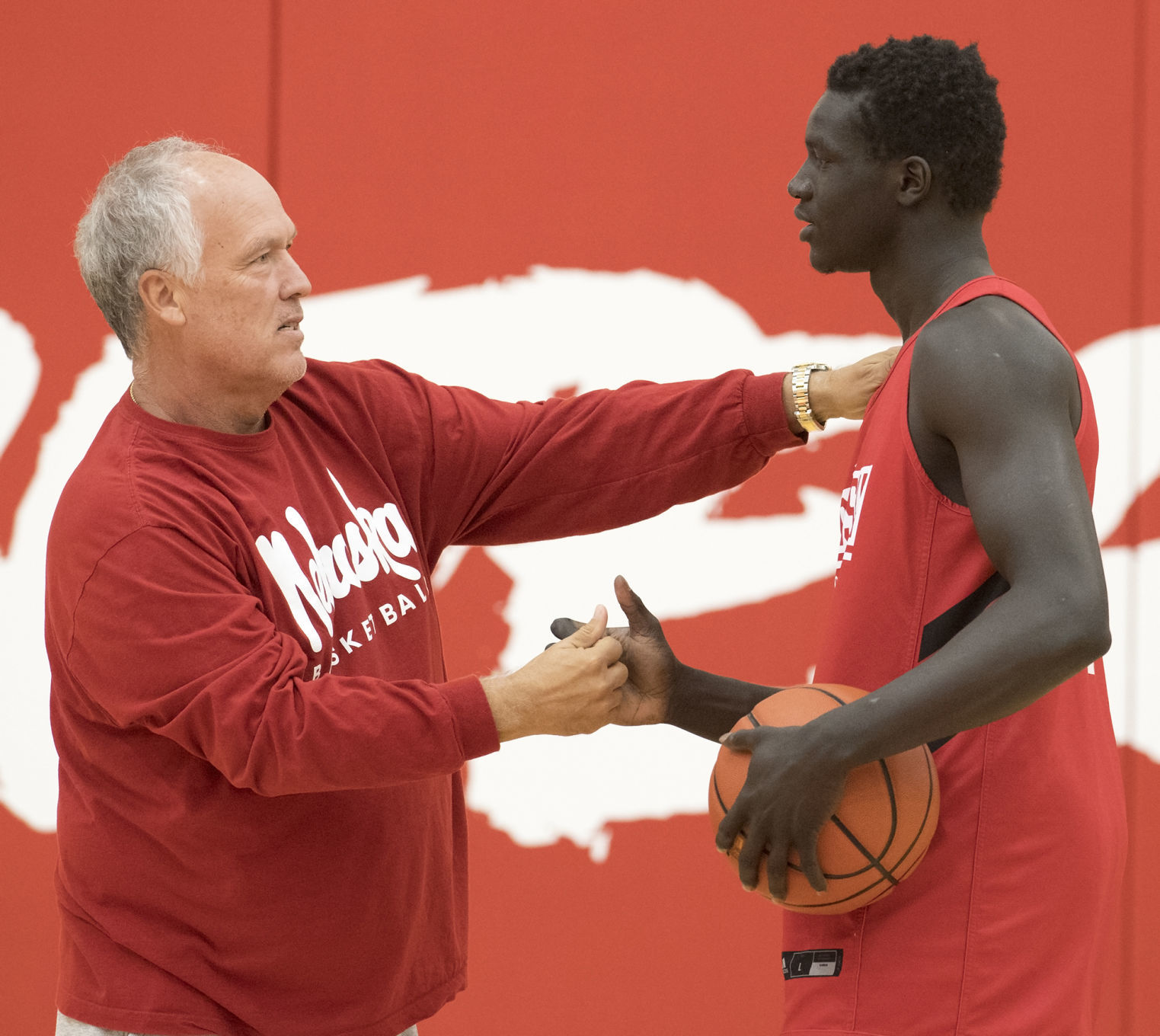 Nebraska men's hoops practice, 7.23